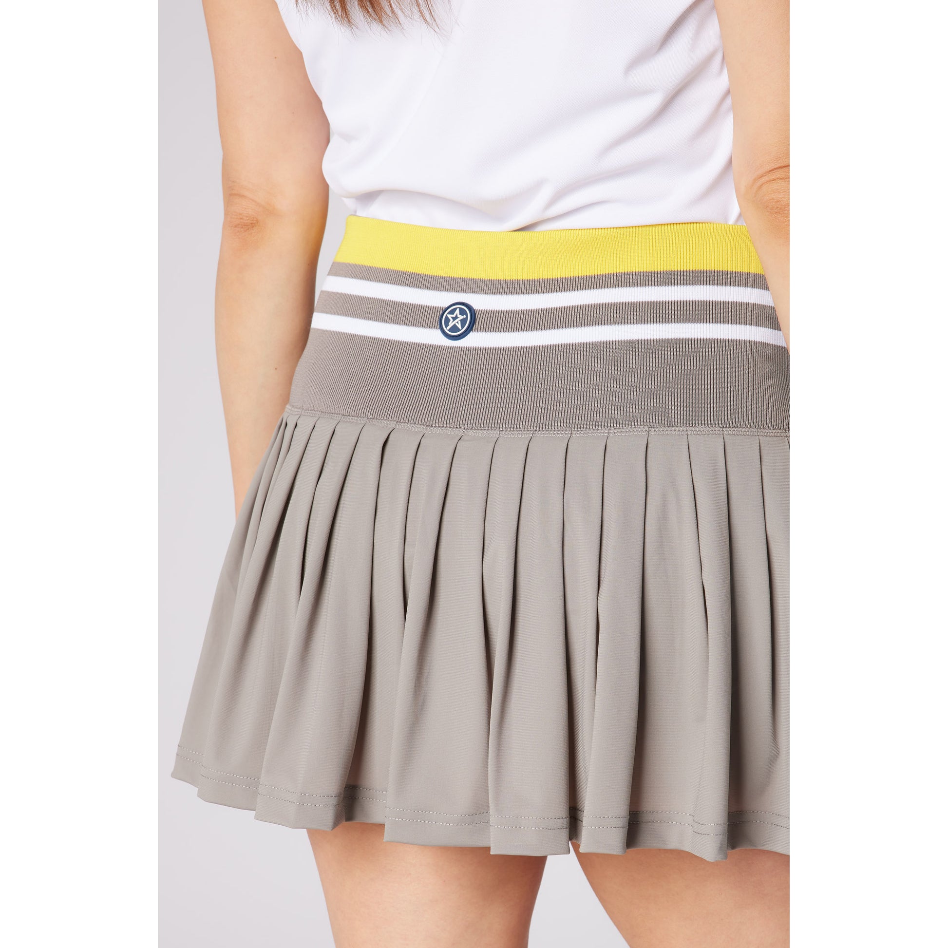 Swing Out Sister Ladies Pleated Skort with Super Flattering Deep Pull-On Waistband For a Super Sporty Finish