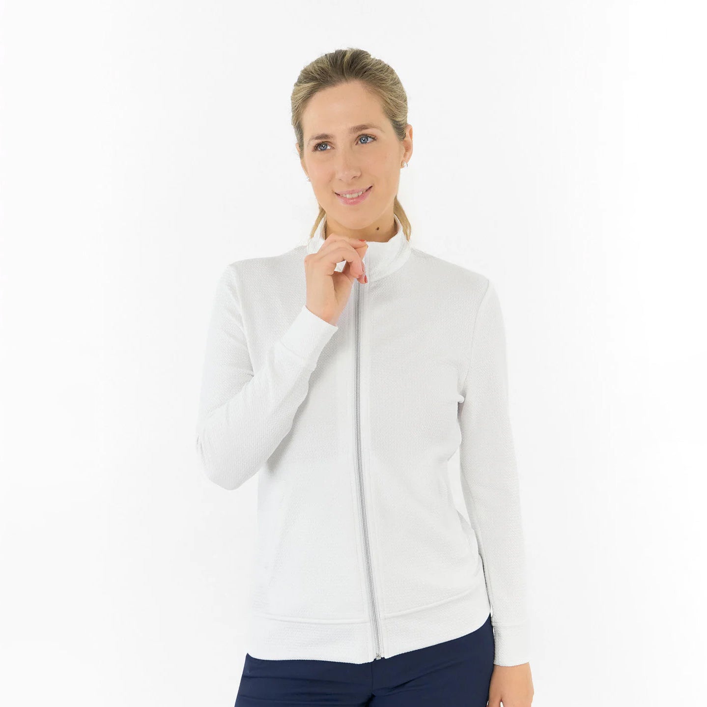 Pure Ladies Textured Jacket – Refined Texture Meets All-Season Performance