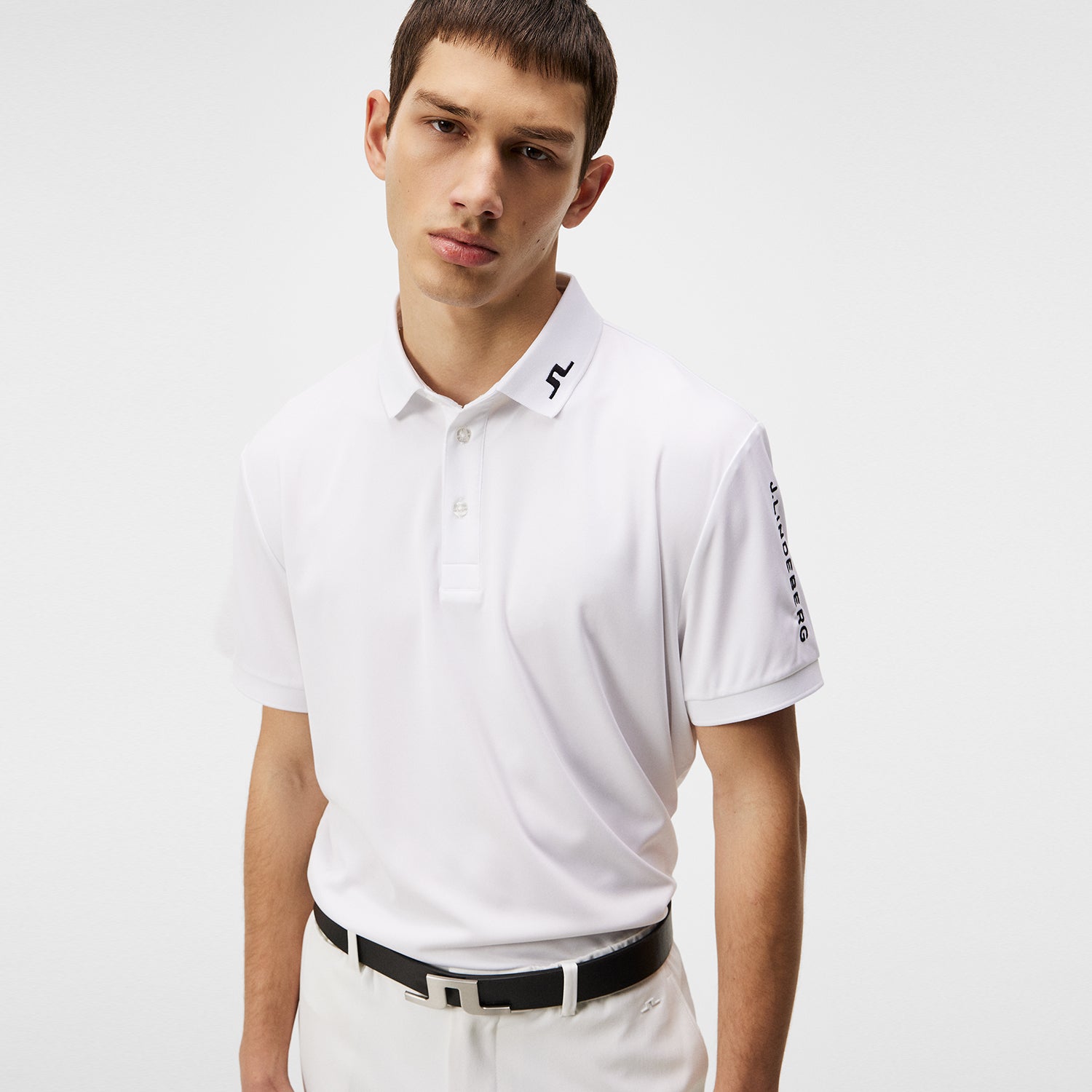 J.Lindeberg Mens Tour Tech Short Sleeve Polo