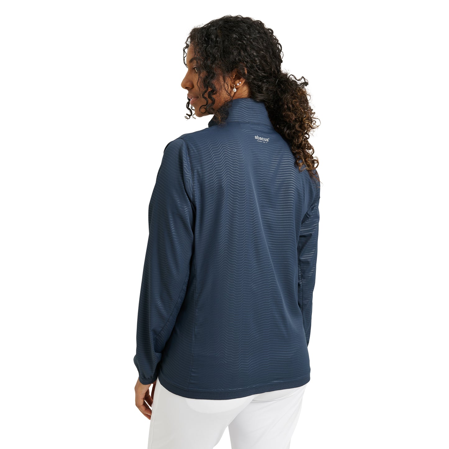 Abacus Ladies Lanark Classic Stretch Wind Jacket in Navy