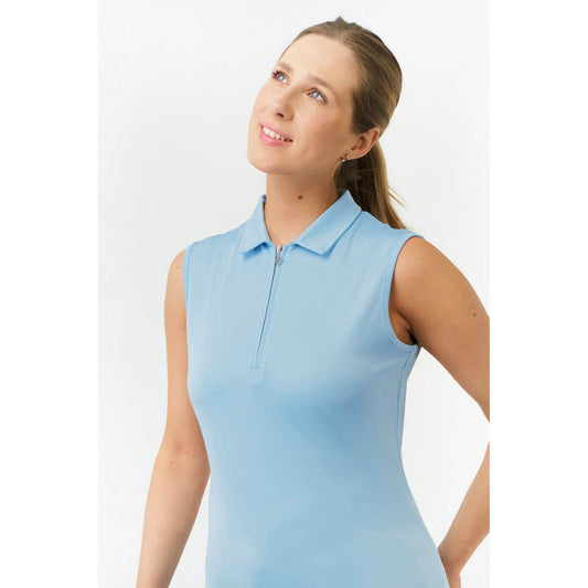 Pure Golf Ladies Silky Soft Sleeveless Polo