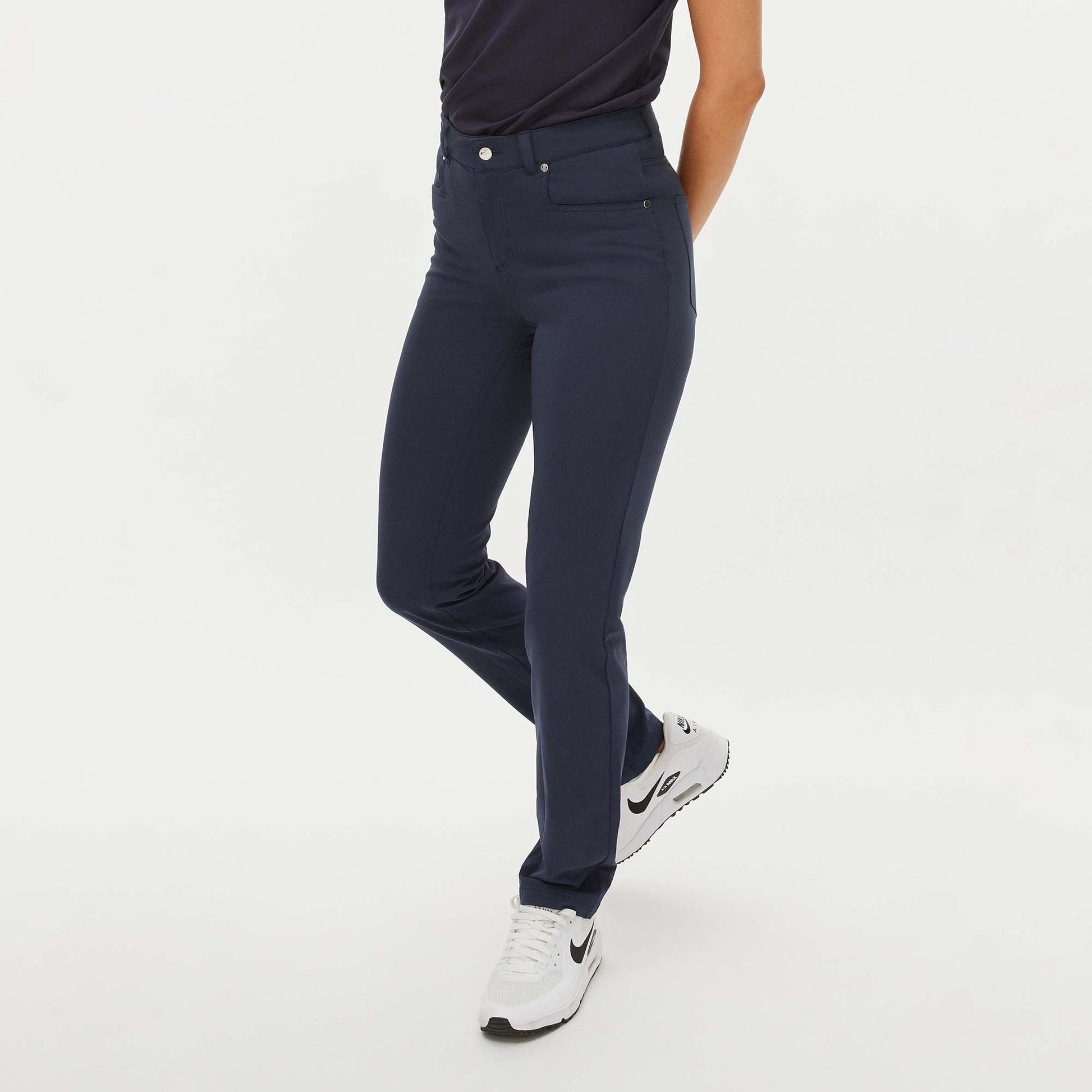 Rohnisch Ladies Chie Lightweight Comfort Trousers in Navy