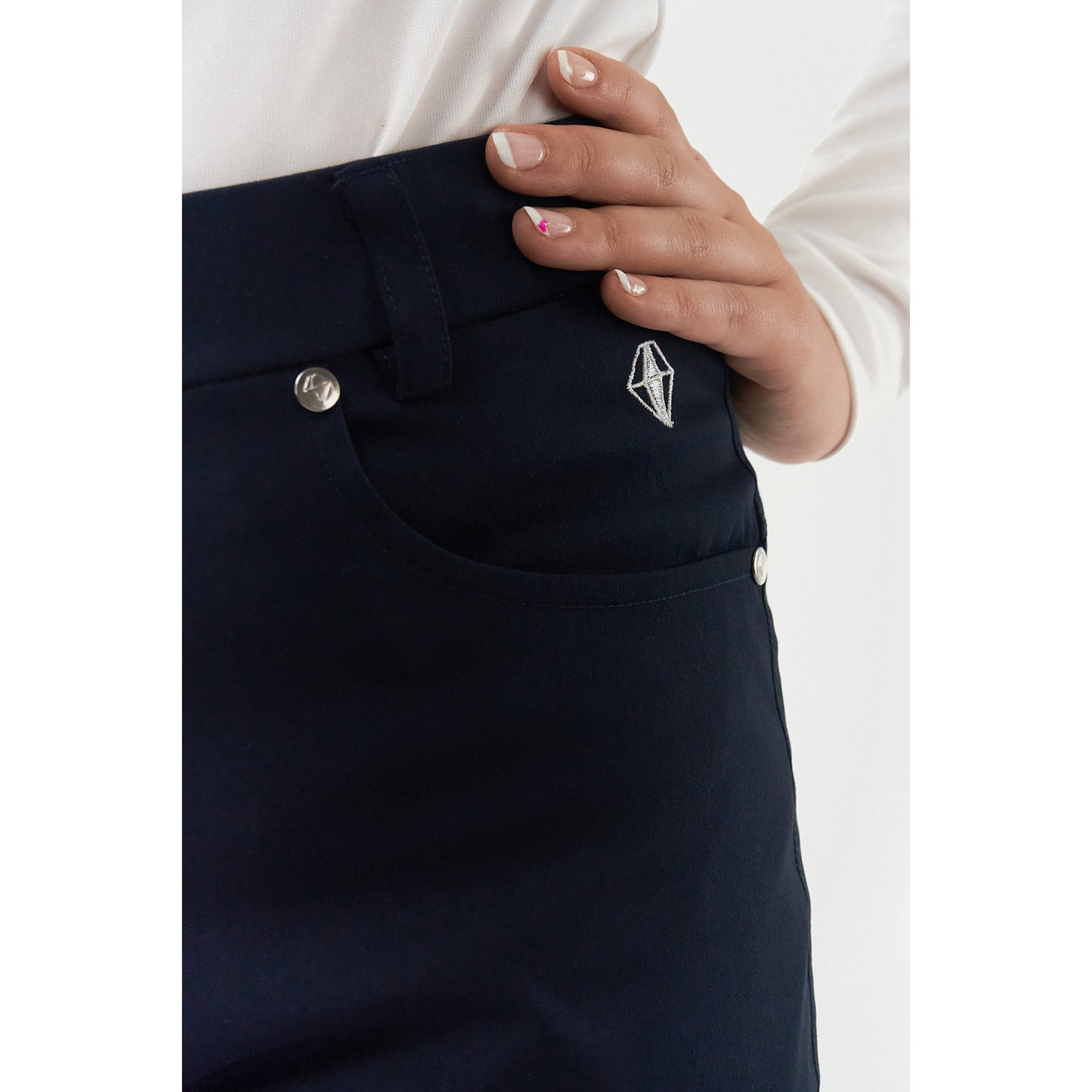 Pure Golf Ladies Trust Trouser in Navy