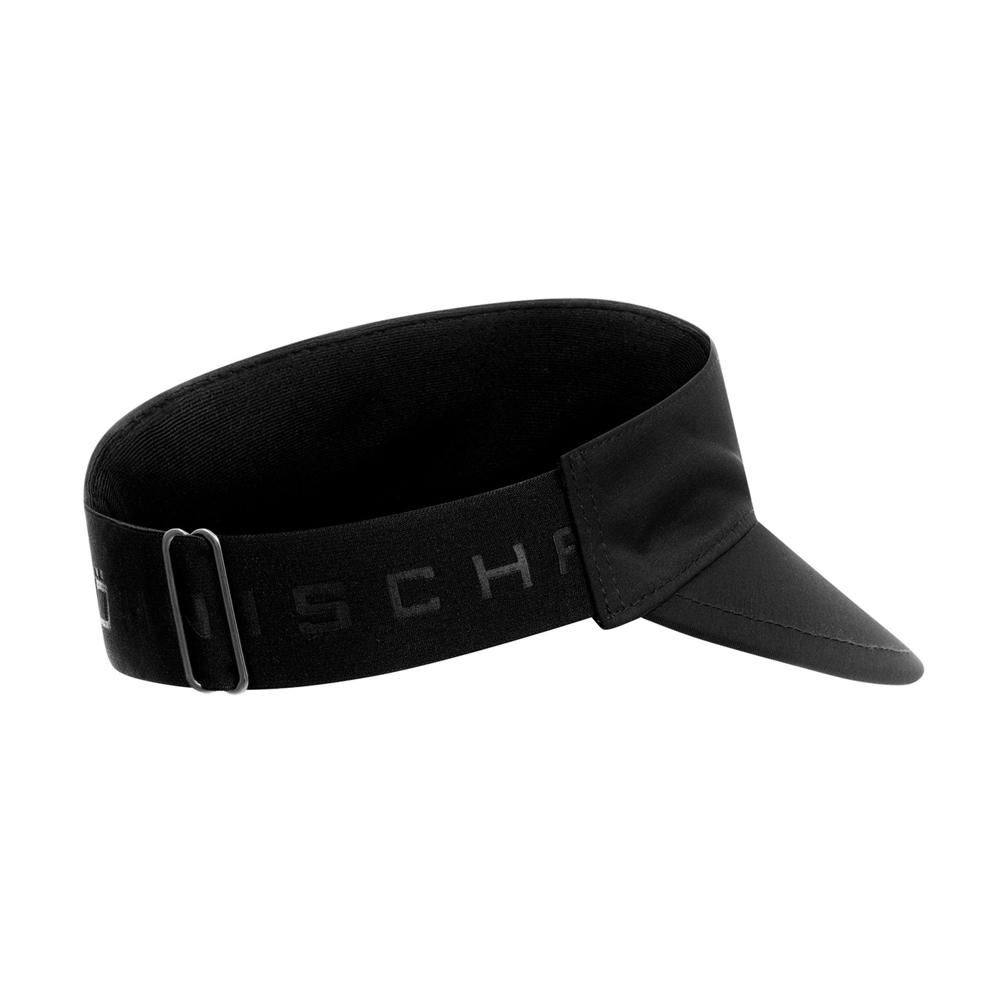 Rohnisch Ladies Black Visor with Adjustable Fit for Sport-Luxe Style with Feminine Flair