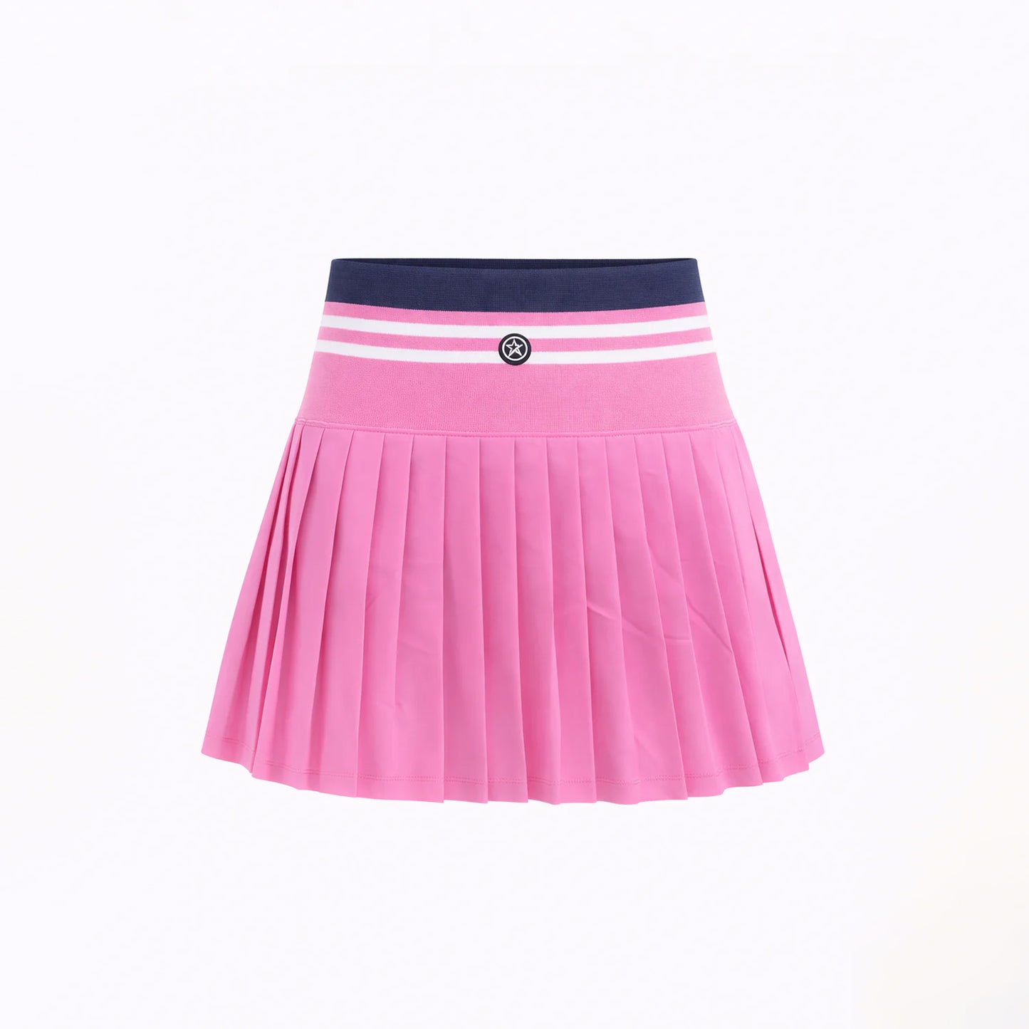 Swing Out Sister Ladies Pleated Skort with Super Flattering Deep Pull-On Waistband For a Super Sporty Finish