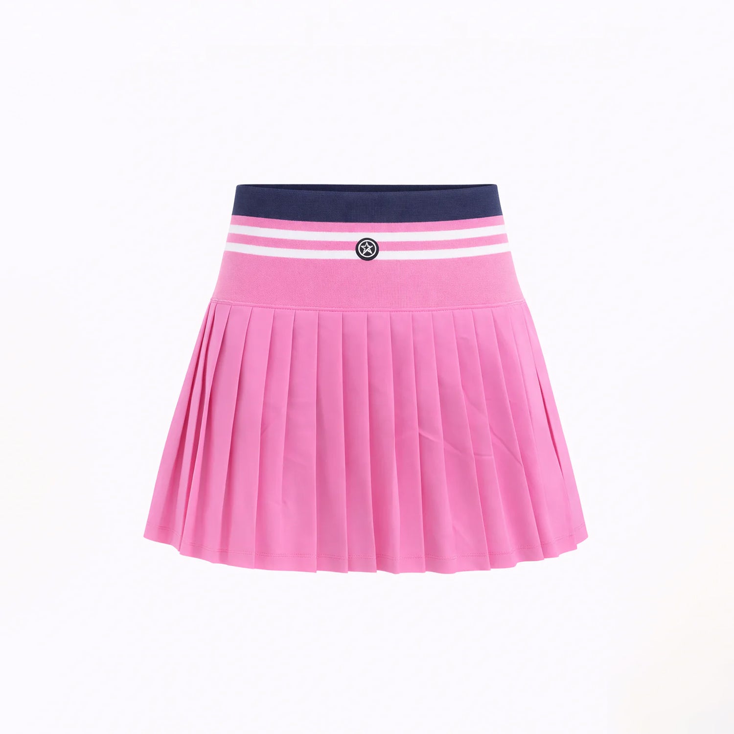 Swing Out Sister Ladies Pleated Skort with Super Flattering Deep Pull-On Waistband For a Super Sporty Finish