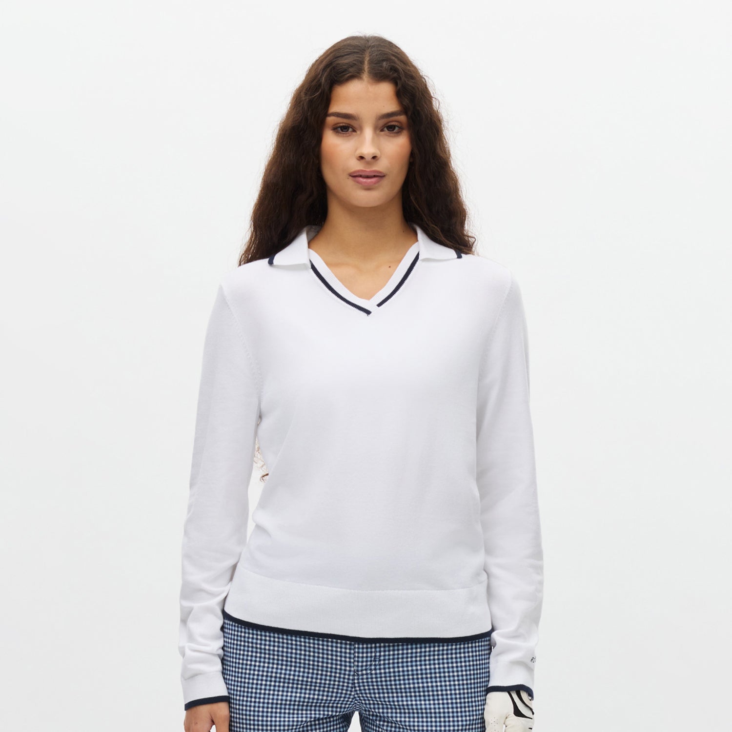 Rohnisch Ladies Cotton-Rich Sweater for Relaxed Elegance On and Off the Course