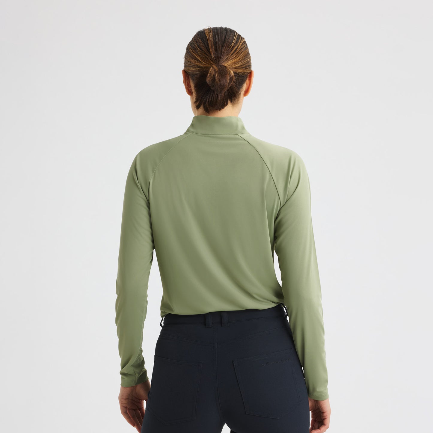 Rohnisch Ladies Lightweight Zip-Neck Top