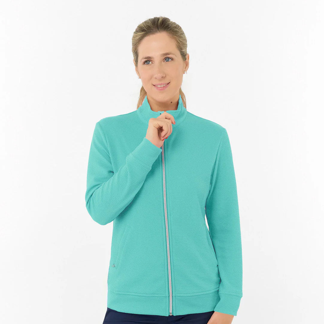 Pure Ladies Textured Jacket – Refined Texture Meets All-Season Performance