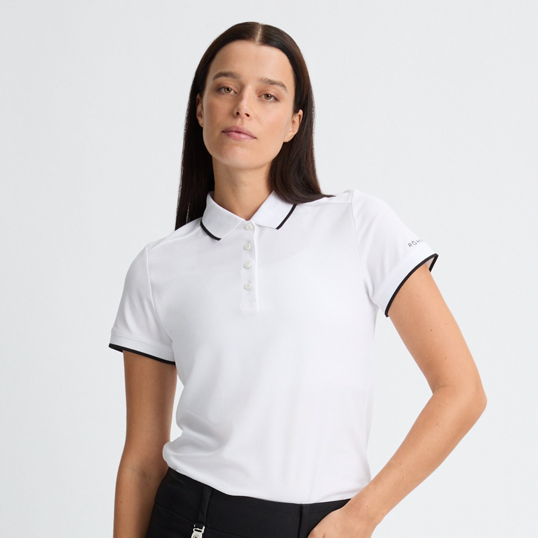 Rohnisch Ladies Classic Polo Shirt with Contrast Trim - Lightweight Comfort for All-Day Ease