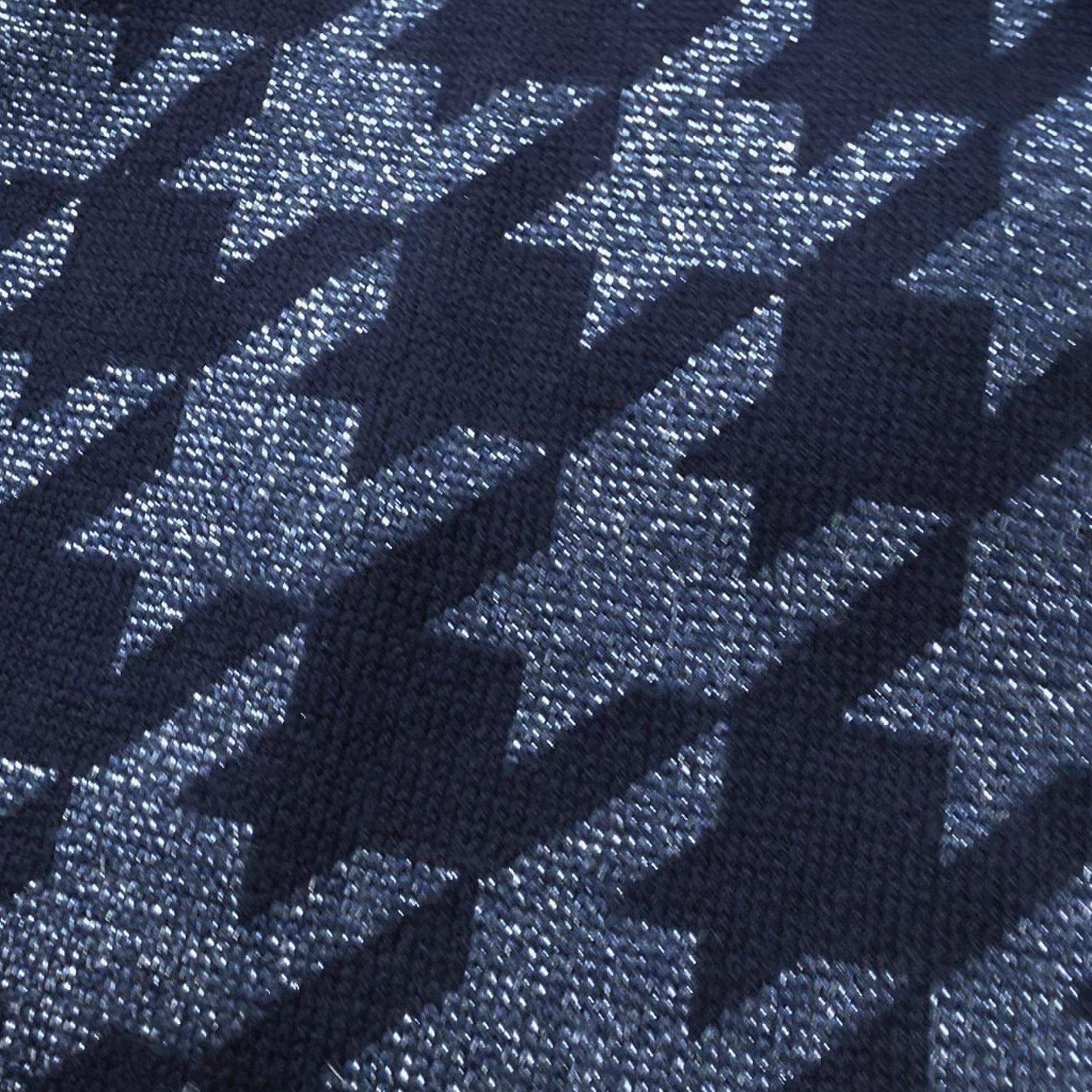 Glenmuir Ladies Navy Cashmere Blend Sweater with Lurex Thread and Water Repellent Finish