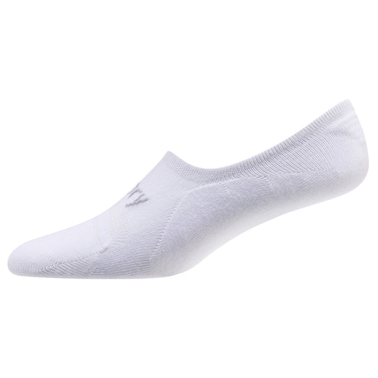 FootJoy Non-Slip No Show Socks in White 