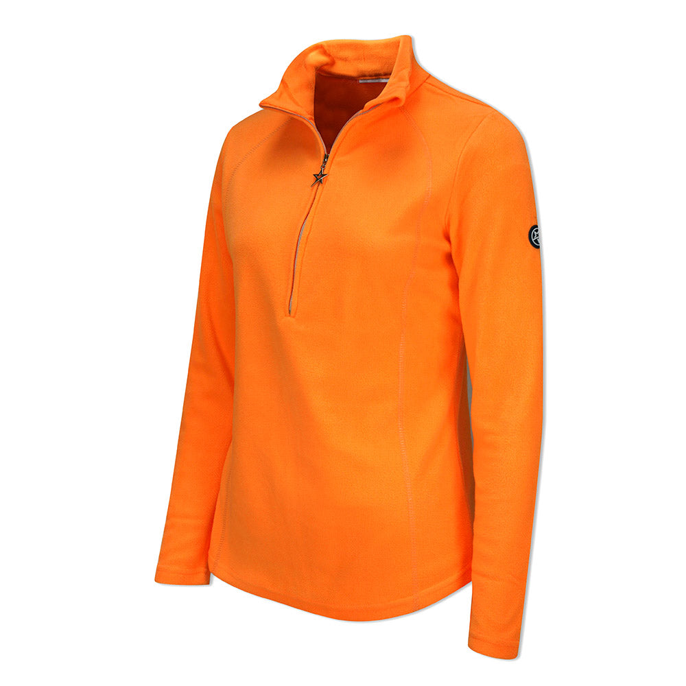 Swing Out Sister Ultra-Soft 1/4 Zip Fleece in Apricot Crush