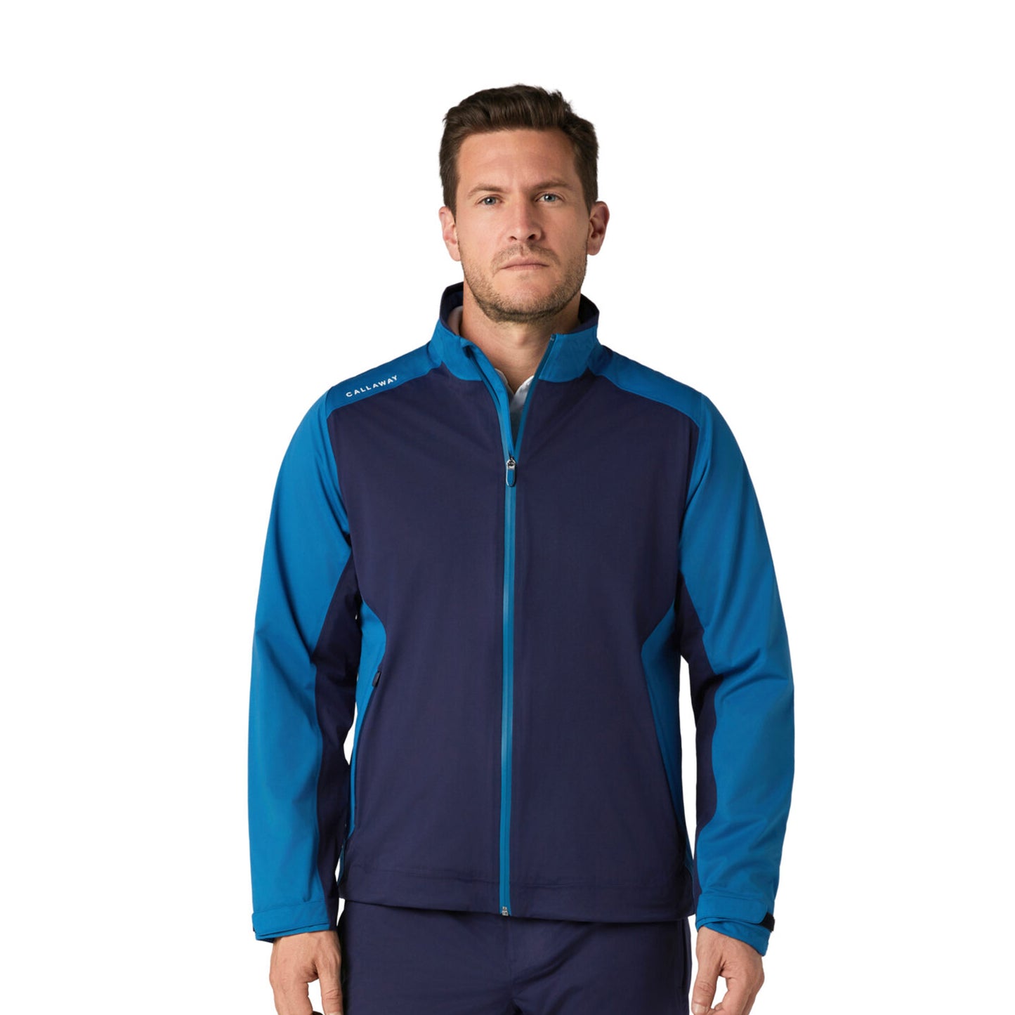 Callaway Mens Waterproof Jacket with Contrast Panels and 1 Year Guarantee