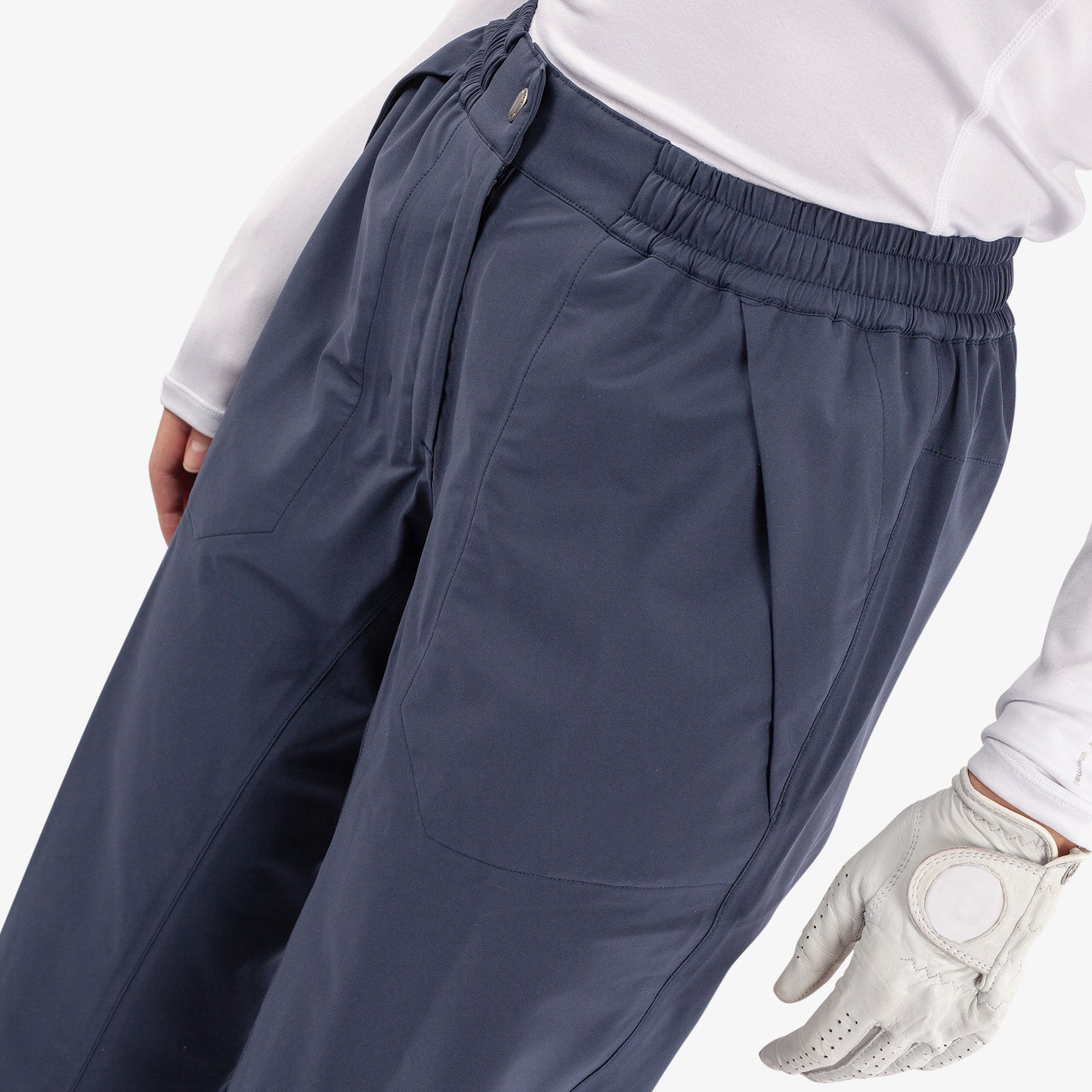 Galvin Green Ladies Navy Waterproof Trousers with PERTEX® Shield Stretch