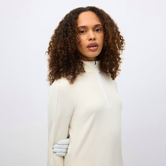 Rohnisch Ladies Thermal Brushed Back Golf Mid-layer for Cool-Weather Chic On & Off the Course