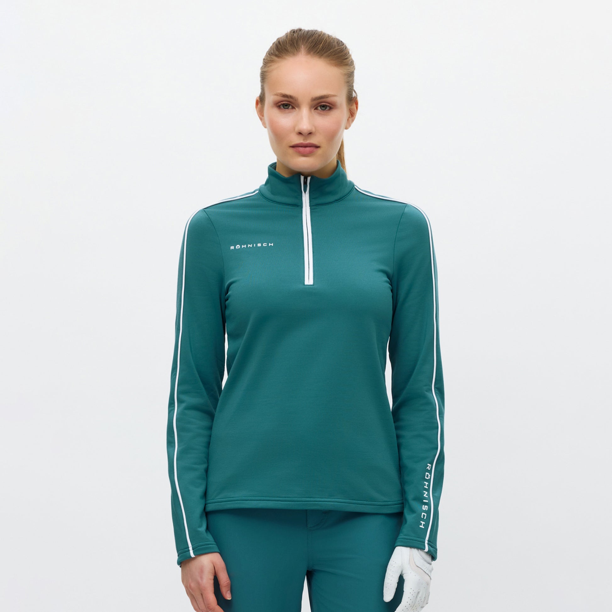 Rohnisch Ladies Thermal Brushed Back Mid-layer for Cool-Weather Chic On & Off the Course