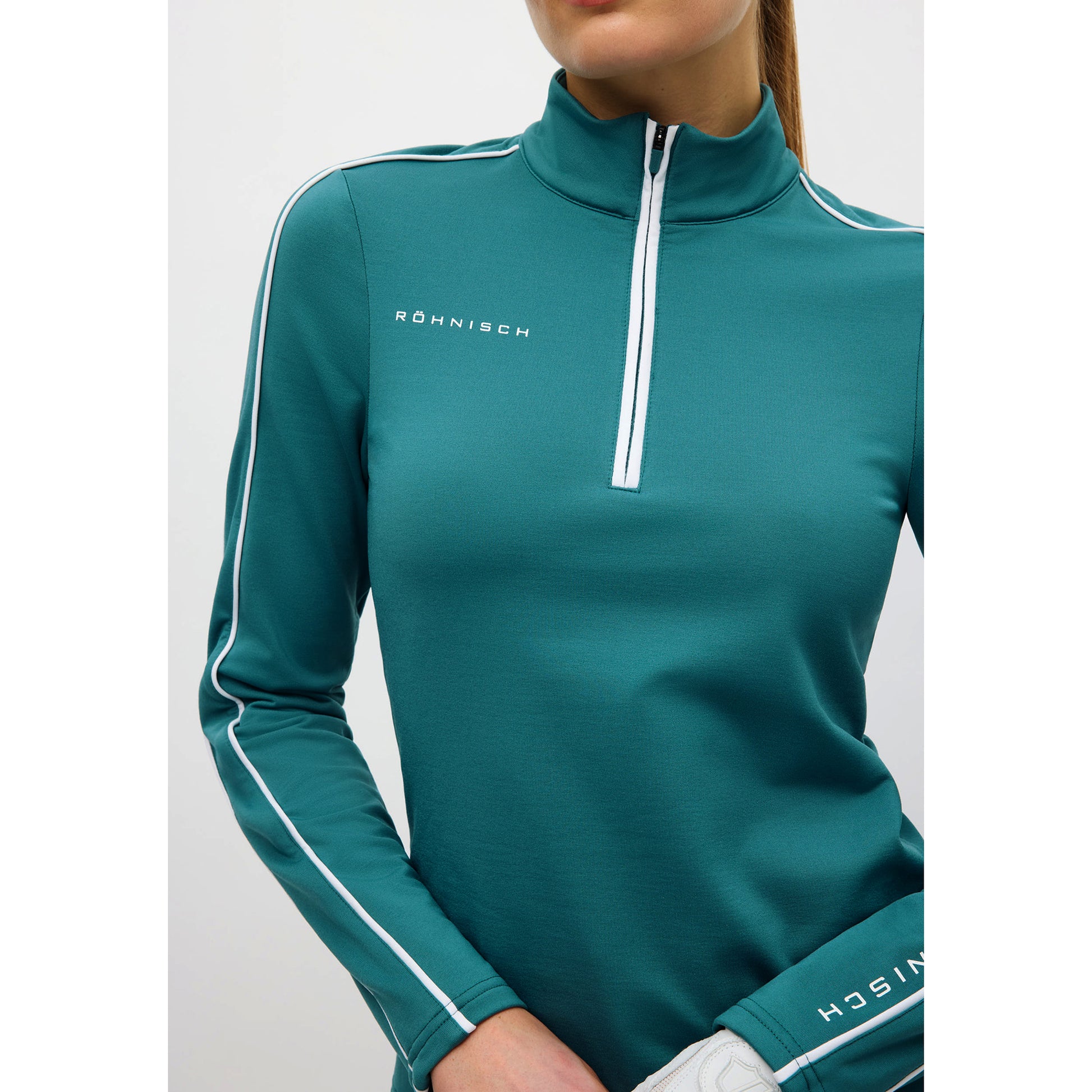 Rohnisch Ladies Thermal Brushed Back Mid-layer for Cool-Weather Chic On & Off the Course