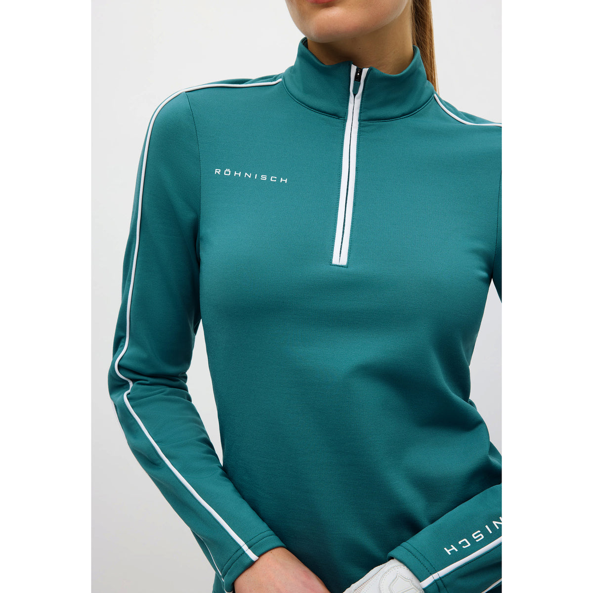 Rohnisch Ladies Thermal Brushed Back Mid-layer for Cool-Weather Chic On & Off the Course