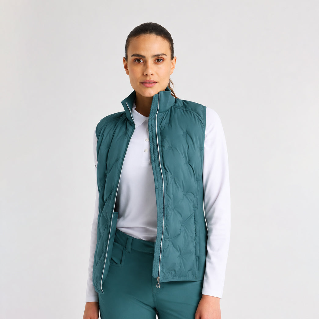 Rohnisch Ladies Quilted Gilet with Stretch Side Panels for Lightweight Comfort & Sophisticated Style
