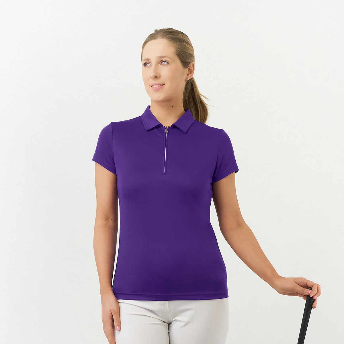 Pure Ladies Silky Soft Cap Sleeve Polo