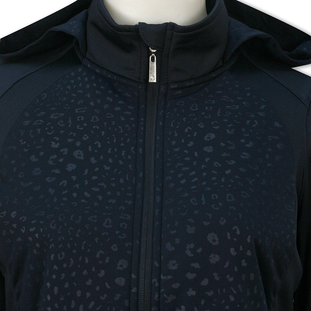Glenmuir Ladies Hybrid Jacket with Hood in Navy