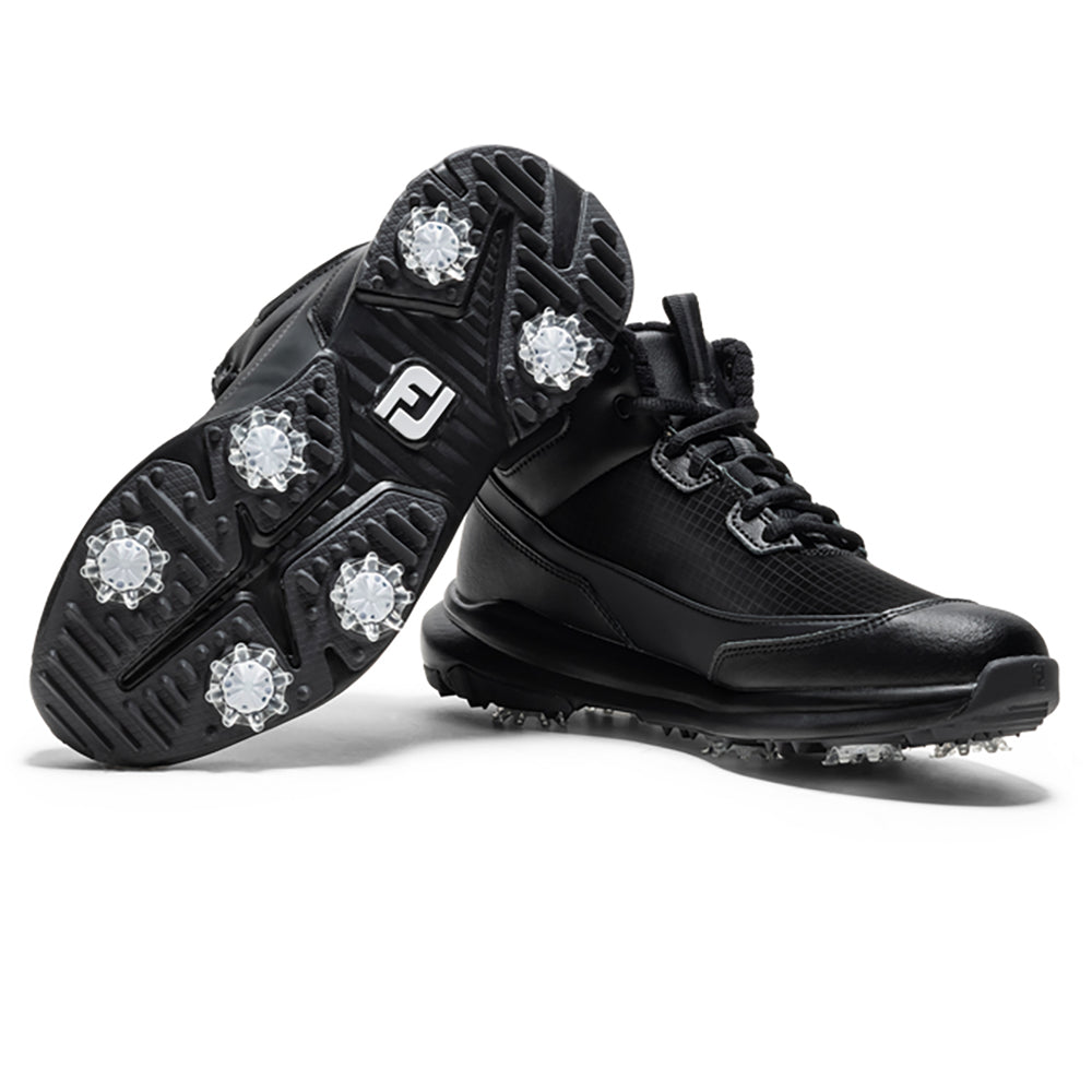 FootJoy Ladies Wide Fit Waterproof Ankle Boots with Thermal Lining in Black