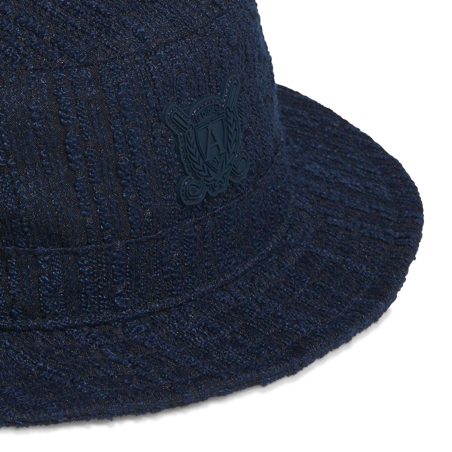 adidas Golf Ladies Textured Navy Bucket Hat - Perfect for Elevating Your On-Course Style