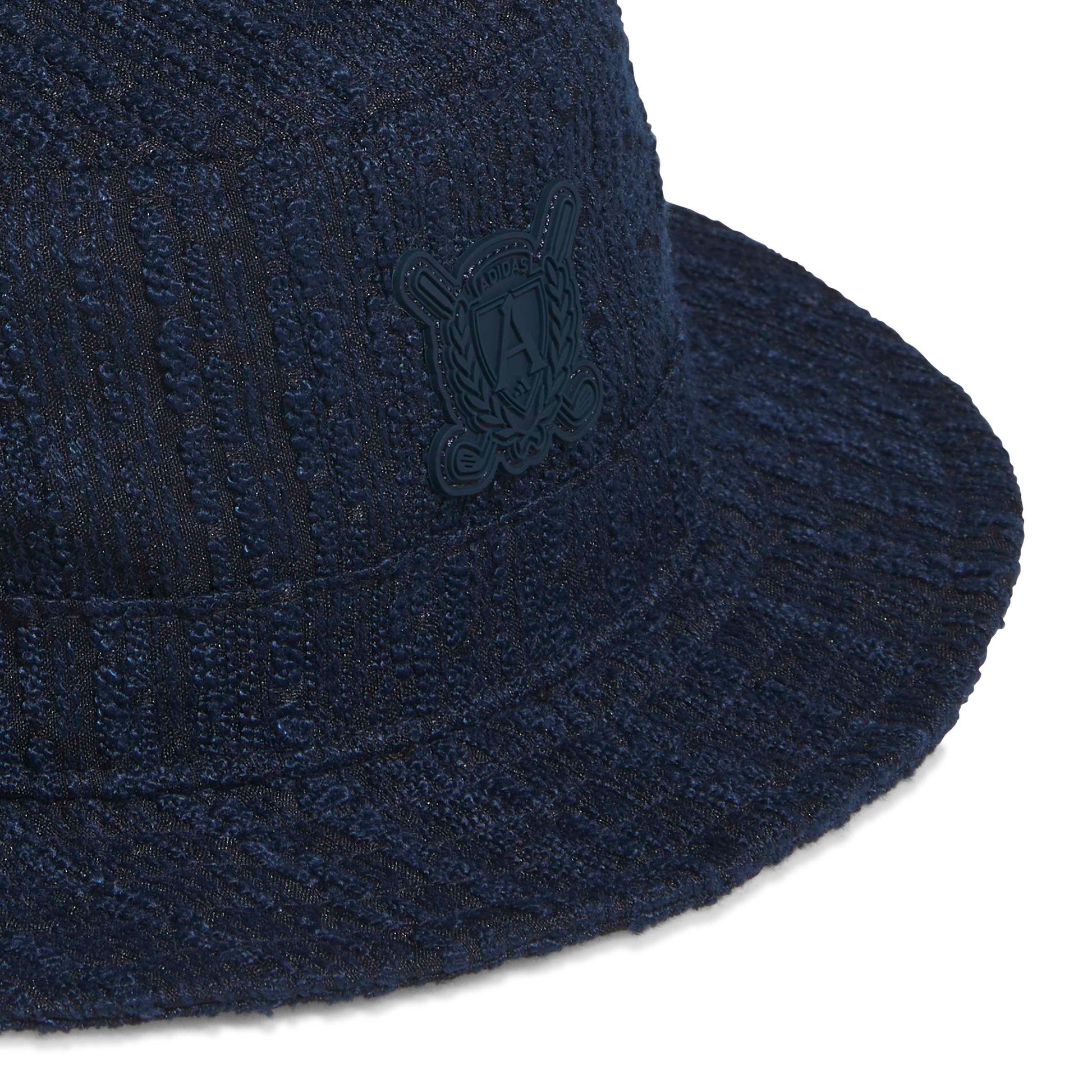 adidas Golf Ladies Textured Navy Bucket Hat - Perfect for Elevating Your On-Course Style