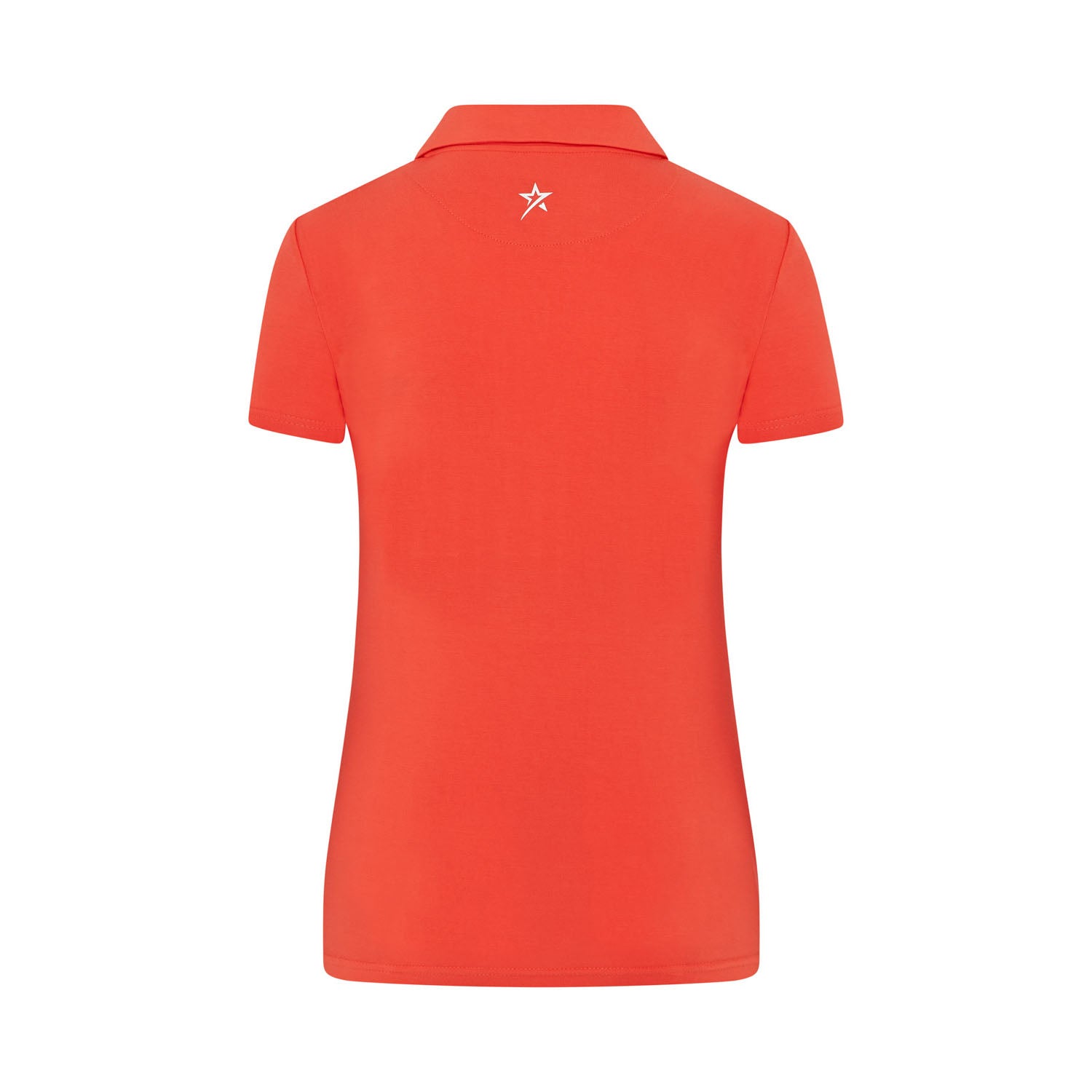 Swing Out Sister Ladies Ultra-Soft Stretch Short Sleeve Polo in Mandarin