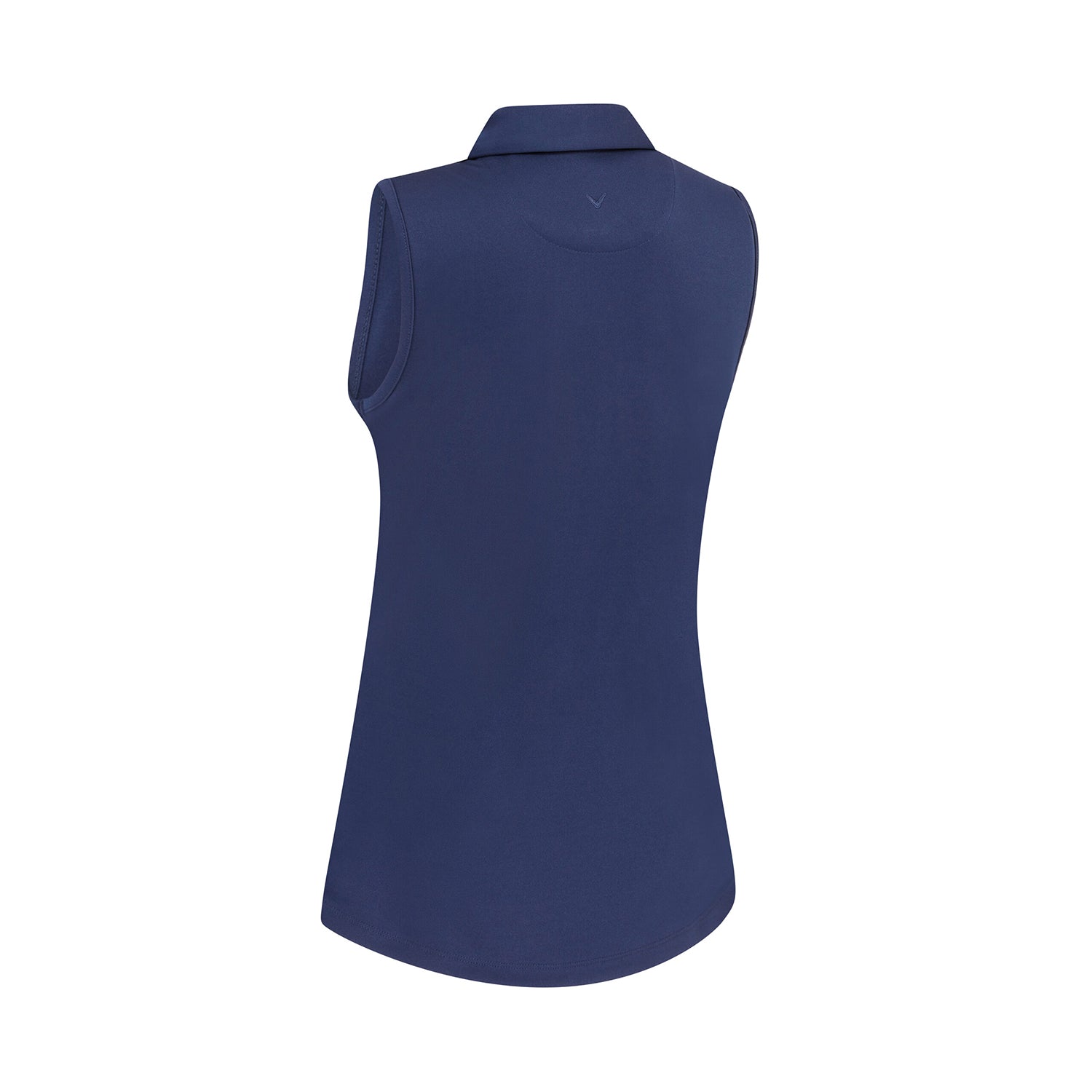 Callaway Ladies Navy Sleeveless Tournament Golf Polo