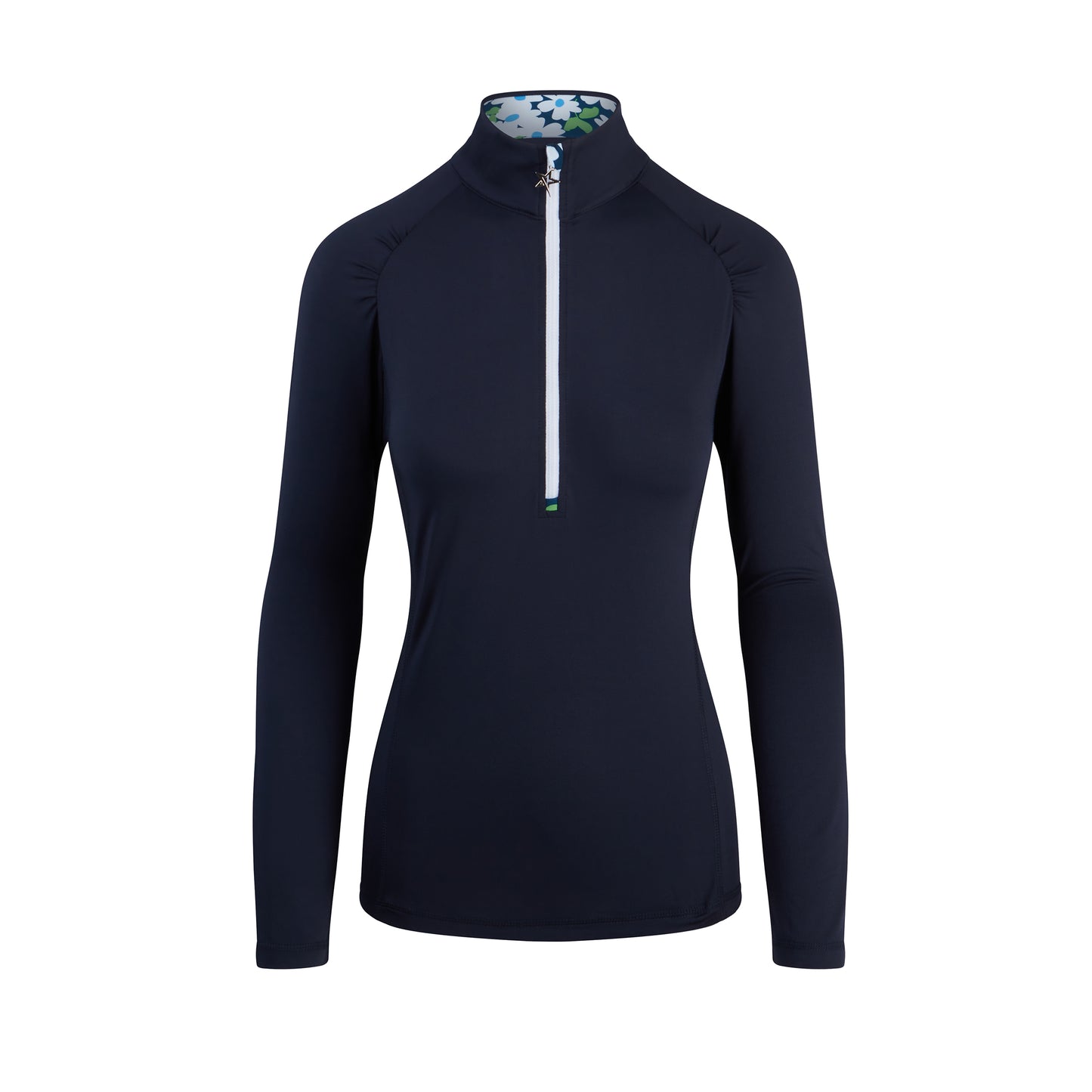 Swing Out Sister Ladies Zip-Neck Mid-Layer Golf Top