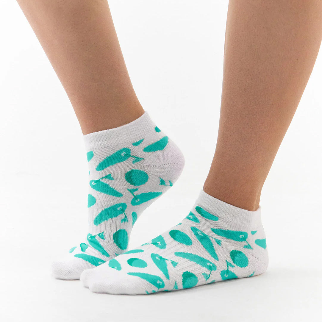 Surpizeshop Ladies 3 Pair Pack of Golf Themed Printed Golf Socks