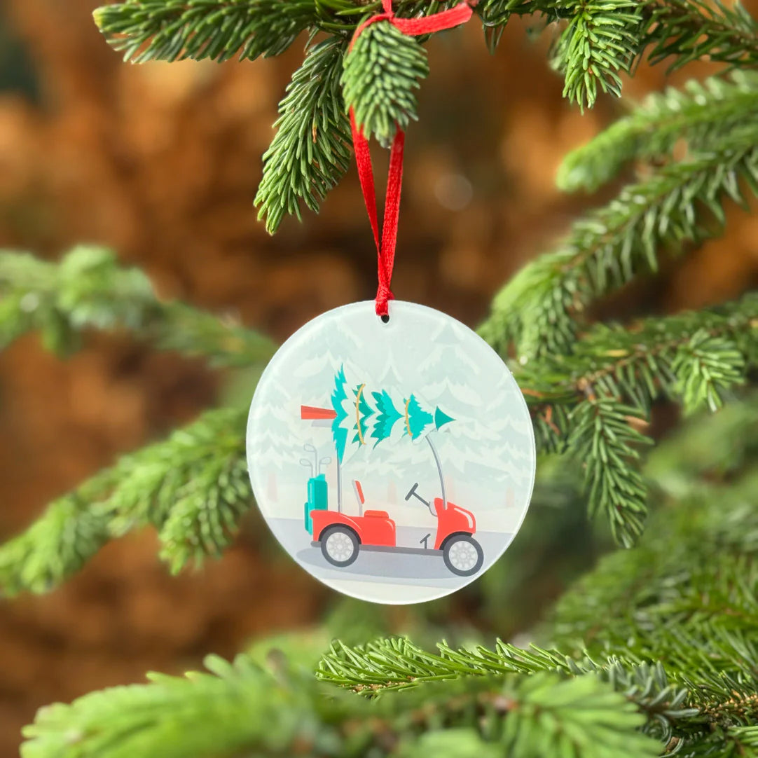 Christmas Golf Cart Bauble