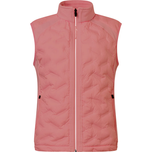 Abacus Ladies Quilted Gilet with Stretch Side Panels