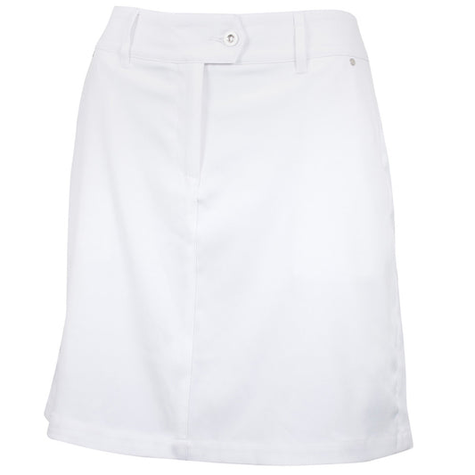 Island Green Ladies Stretch Skort in White - Last One Size 18 Only Left