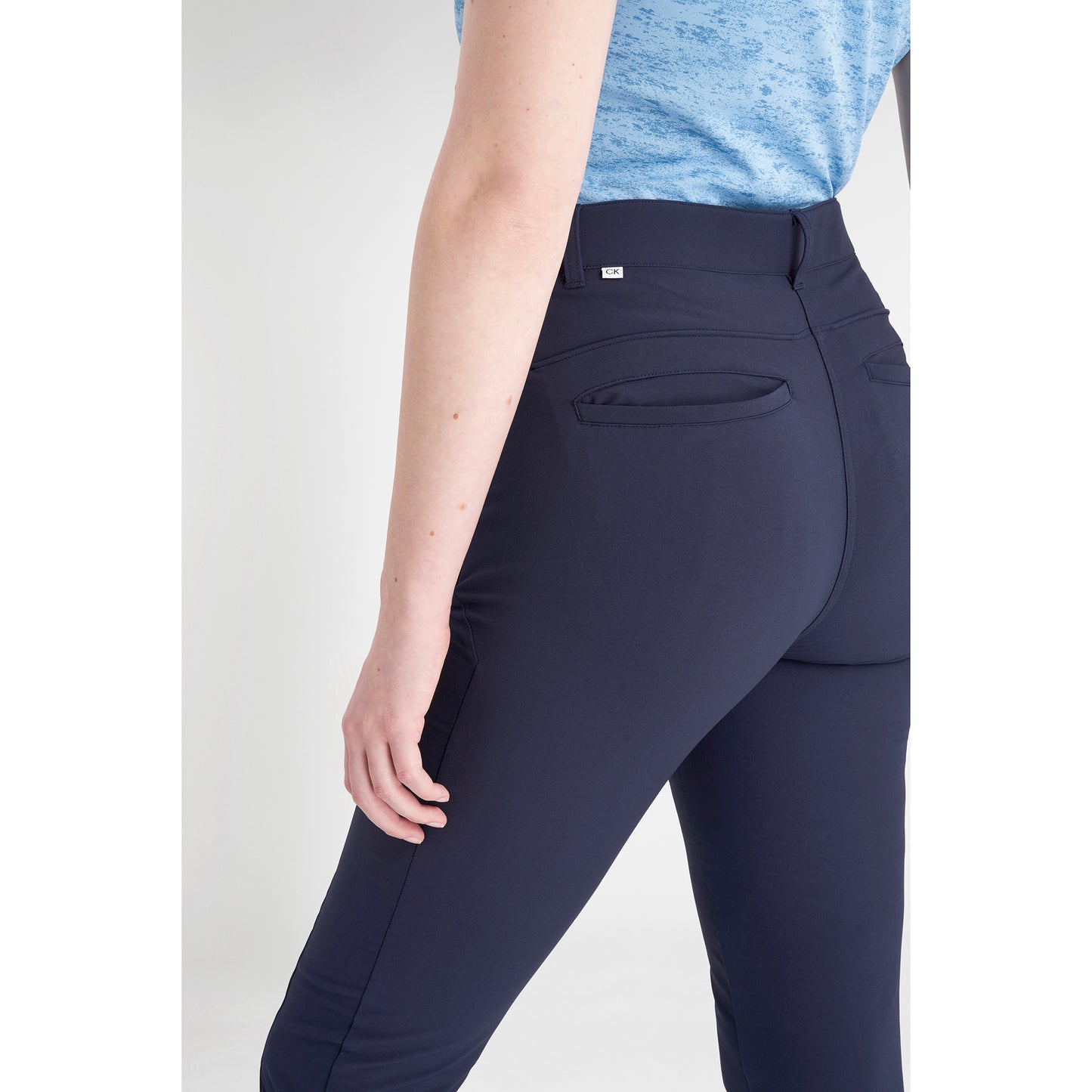 Calvin Klein Ladies Navy Thermal Trousers with Water Repellent Finish