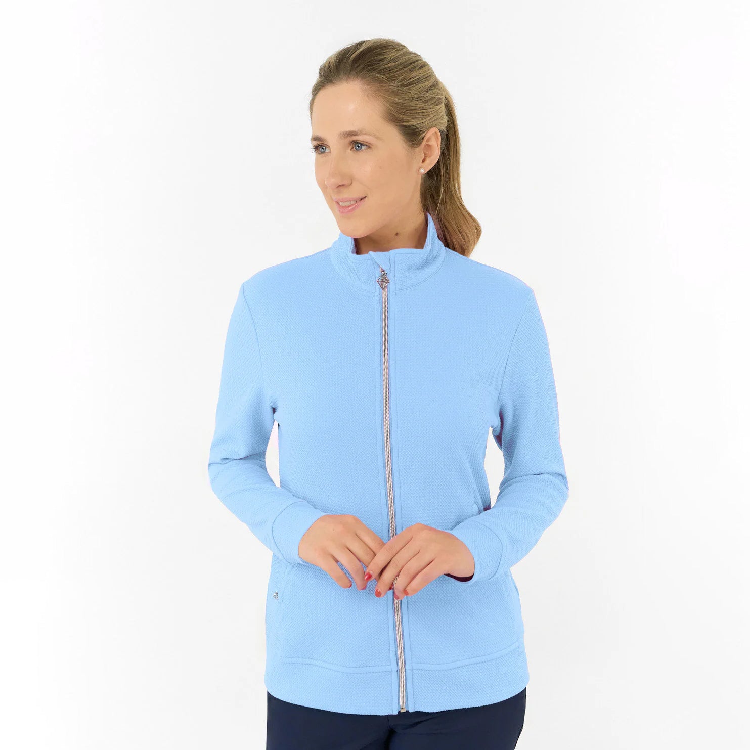 Pure Ladies Textured Jacket – Refined Texture Meets All-Season Performance