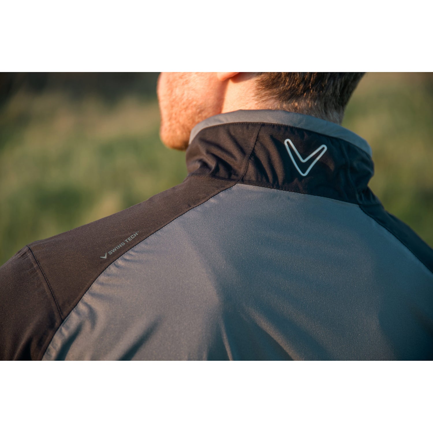 Callaway Mens Waterproof Jacket with Contrast Panels and 1 Year Warranty