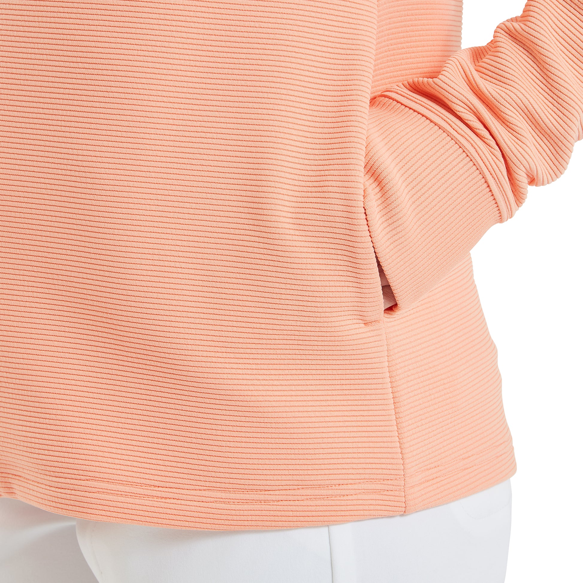FootJoy Ladies Mid-Weight Hooded Ribbed Jacket Perfect for Golf & Casual Wear