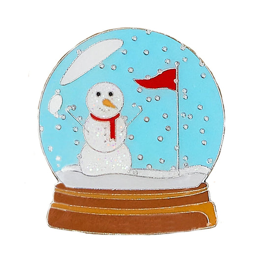Christmas Snow Globe Golf Ball Marker