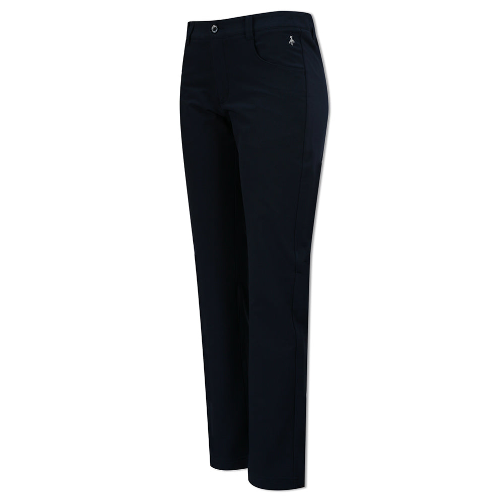 Green Lamb Luxe Thermal 4-Way Stretch Trouser in Navy