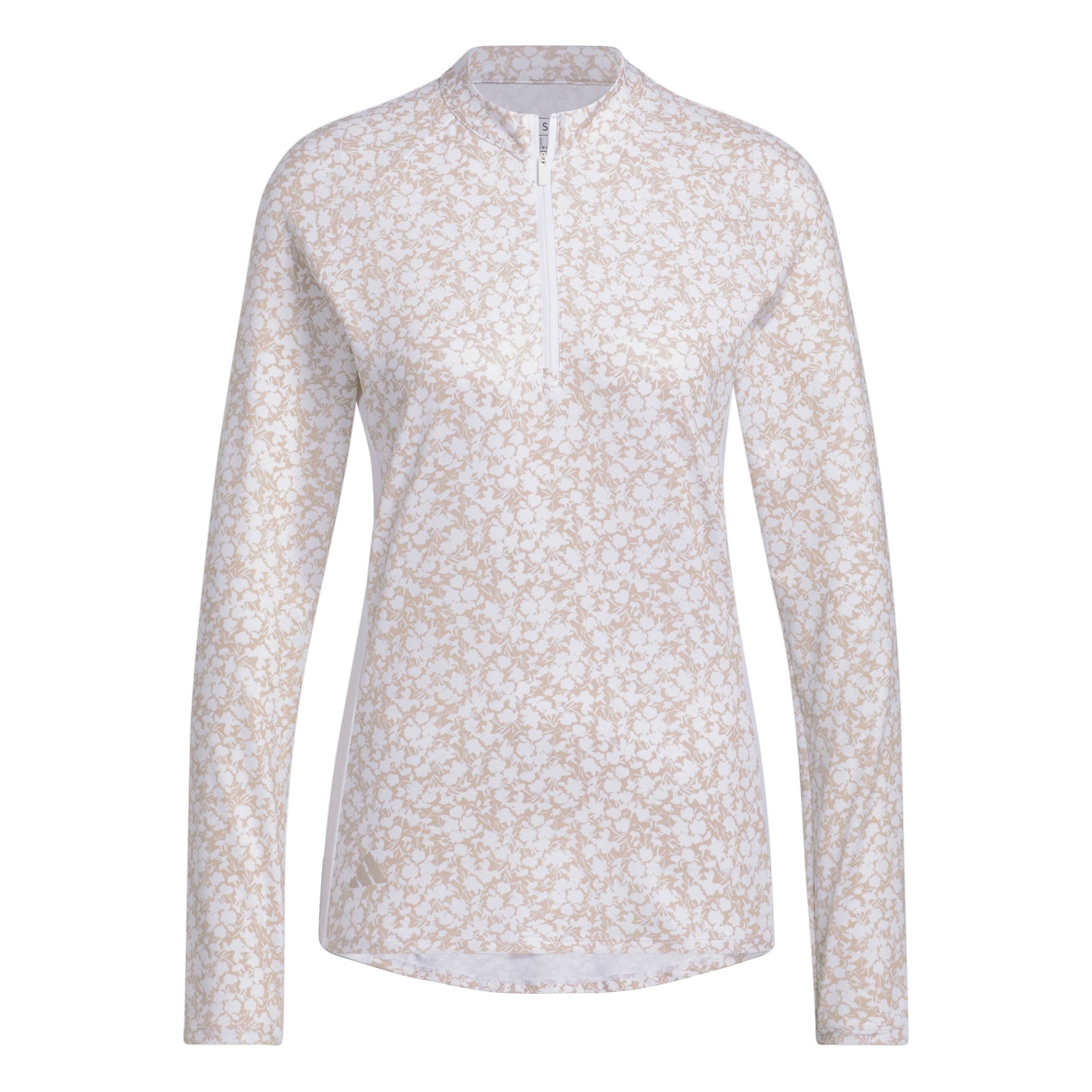 adidas Ladies Long Sleeve Golf Polo with Soft Floral Print