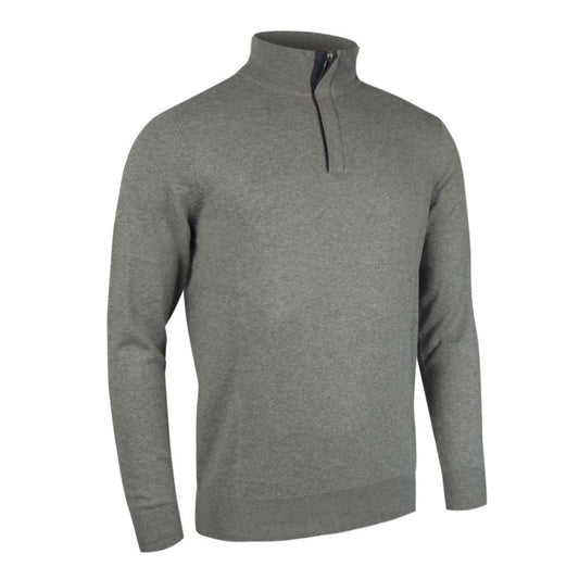 Glenmuir Mens Cashmere Blend Sweater with Water Repellent Finish