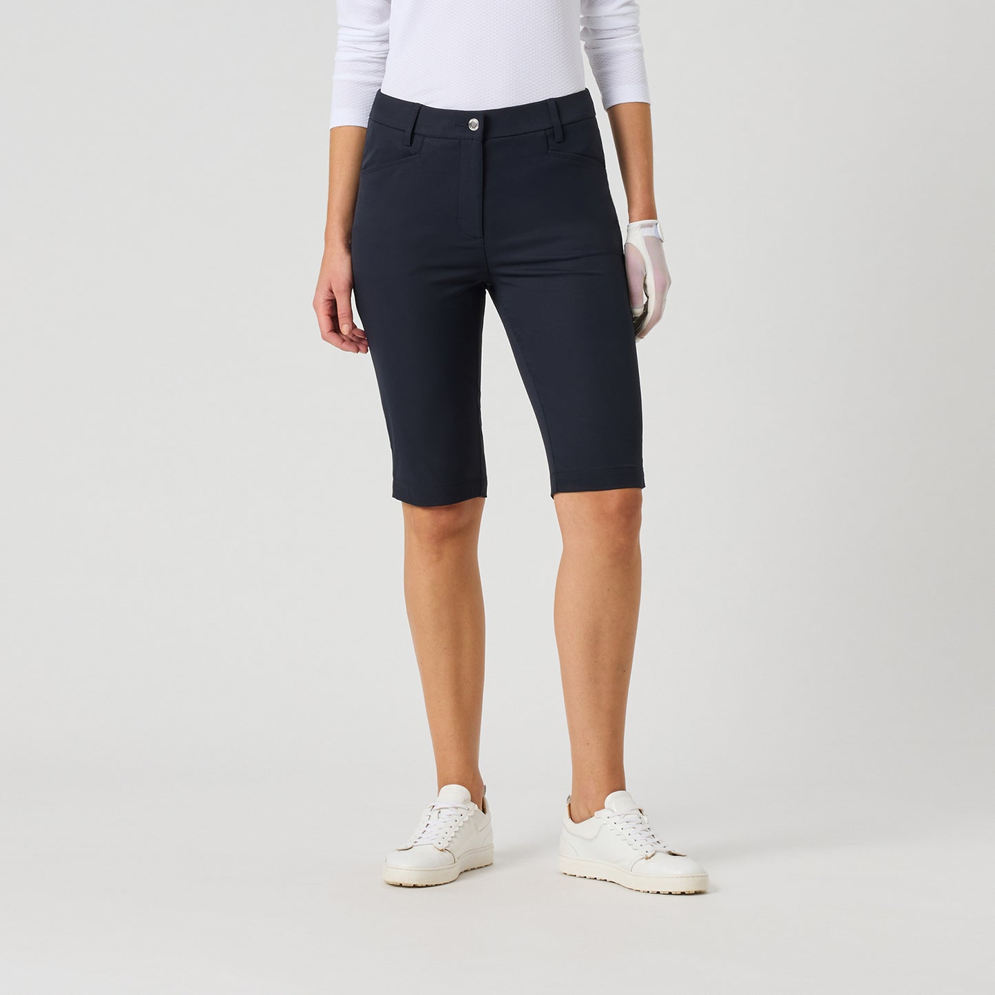 Daily Sports Ladies Bermuda Shorts in Dark Navy - Comfort in Motion