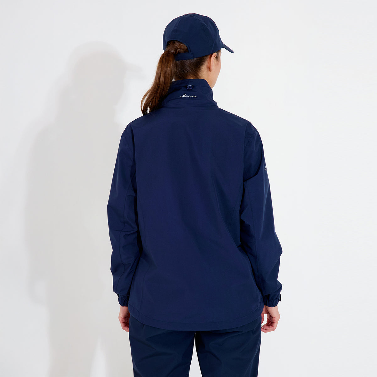 Abacus Ladies Stretch Rain Jacket in Navy