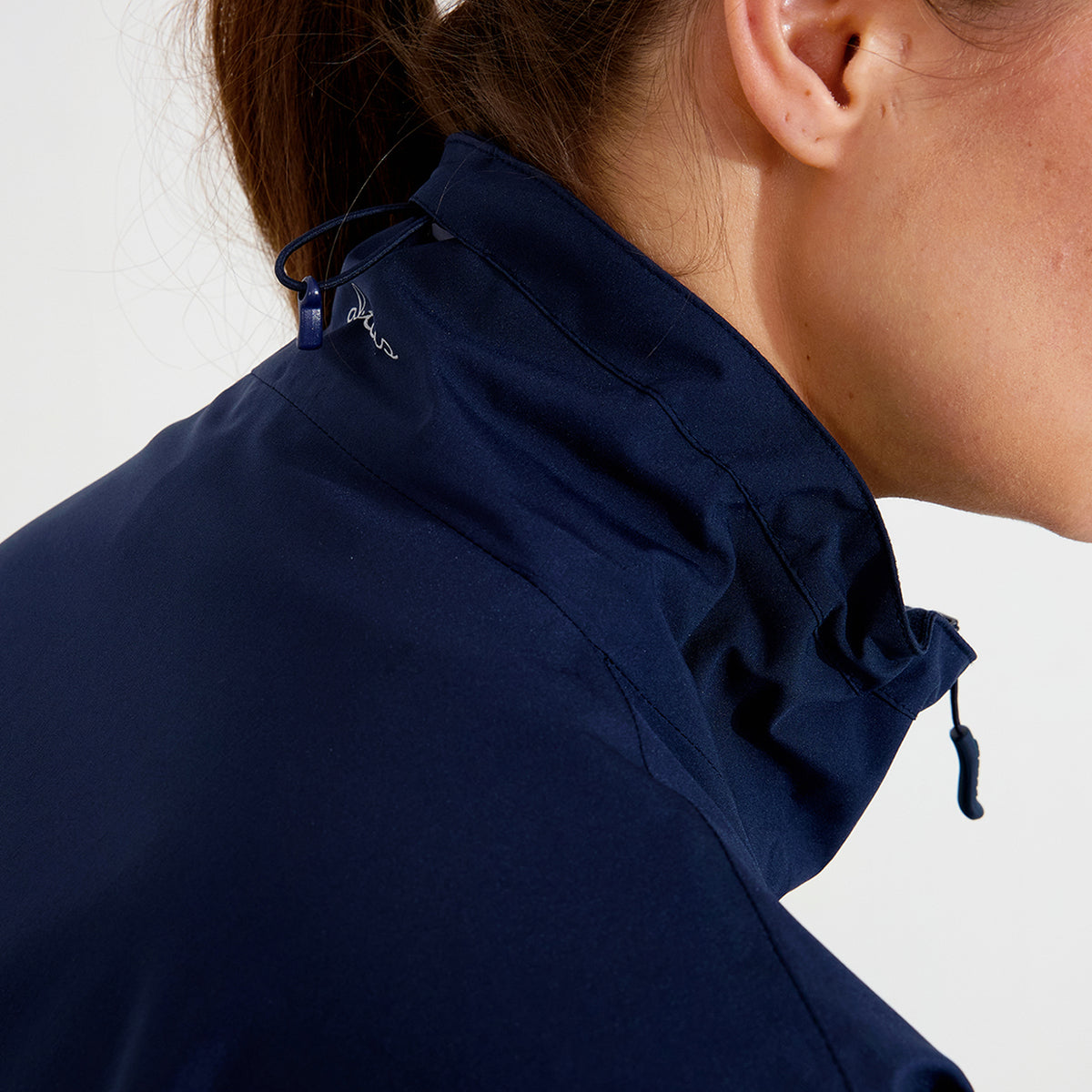 Abacus Ladies Stretch Rain Jacket in Navy