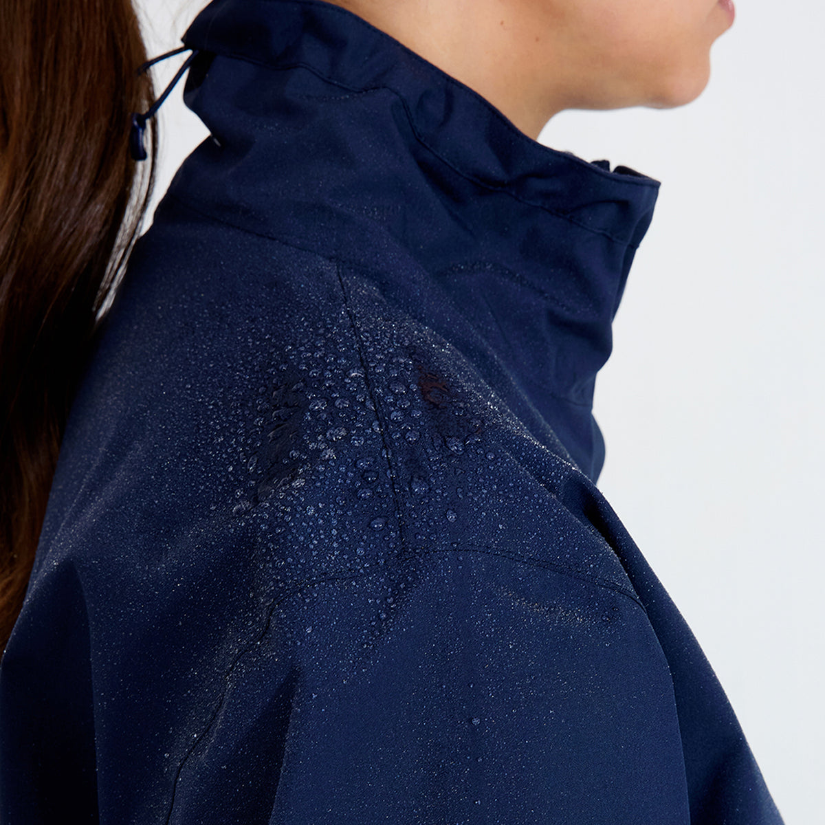 Abacus Ladies Stretch Rain Jacket in Navy