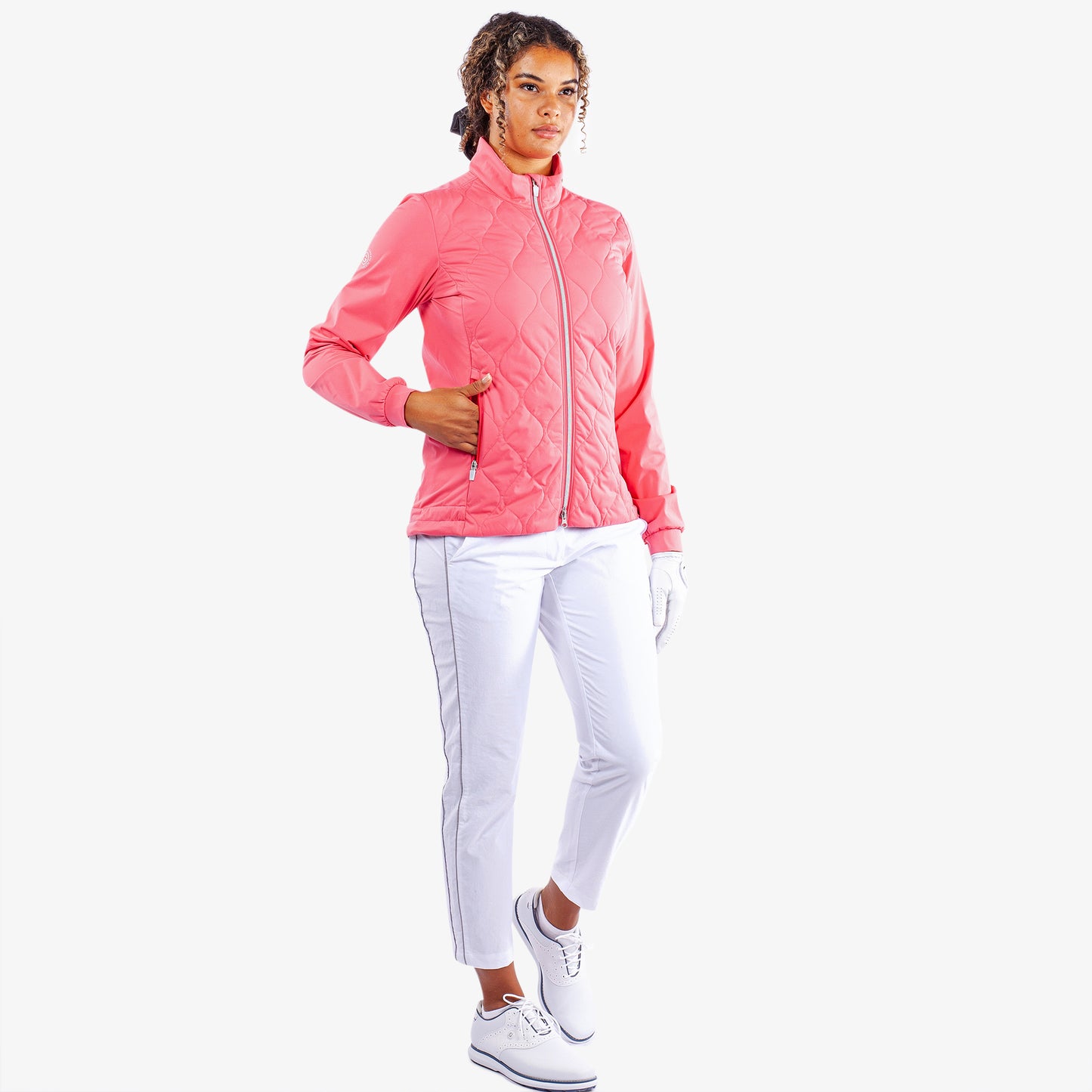 Galvin Green Ladies Quilted INTERFACE Jacket in Camelia Rose