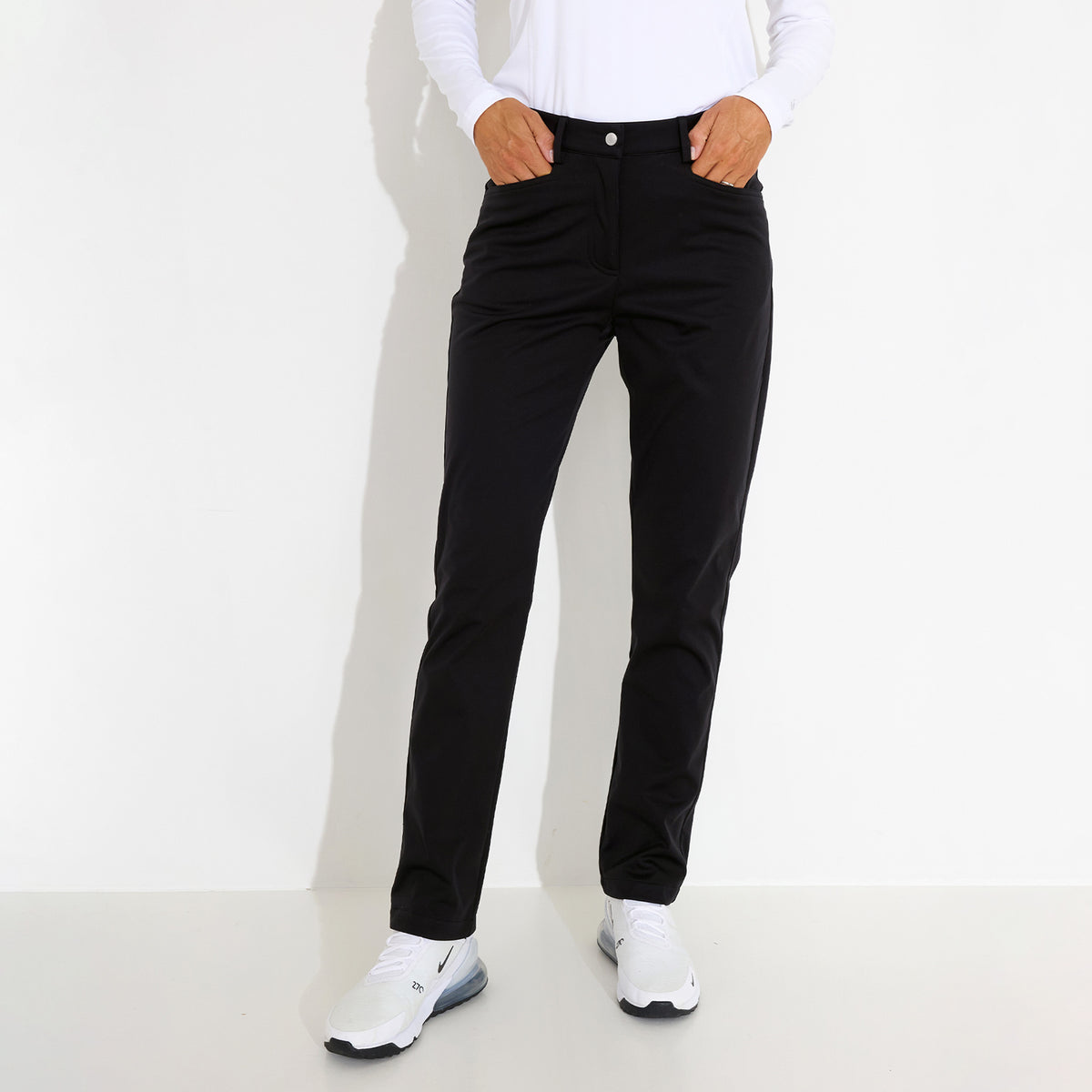 Abacus Ladies Softshell Trousers in Black - Where Performance Meets Elegance